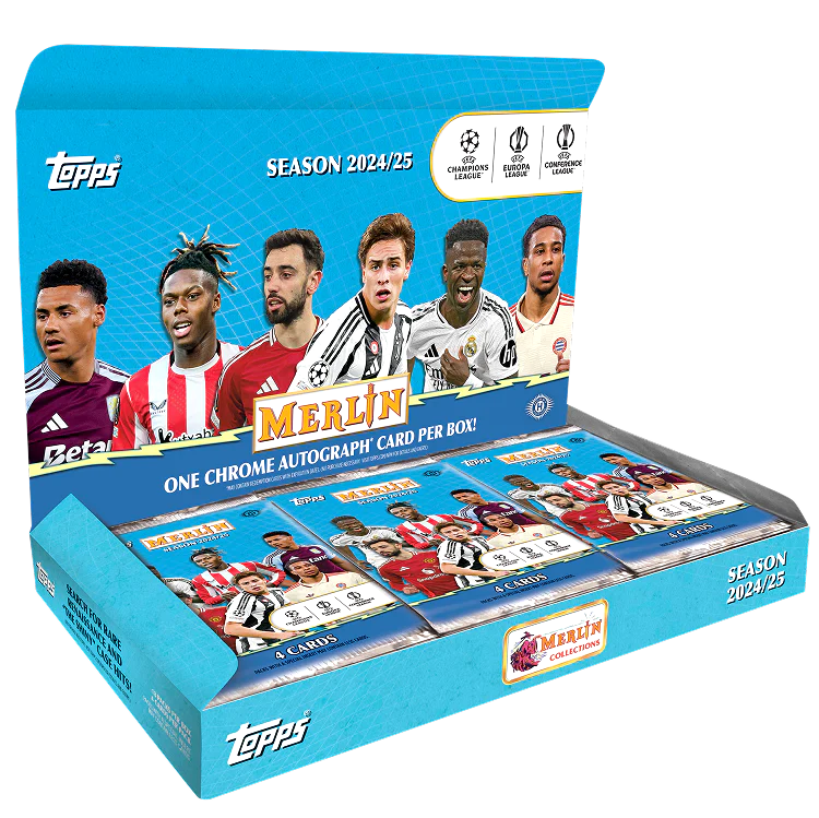 製品情報】2024-25 TOPPS UCC MERLIN CHROME SOCCER HOBBY