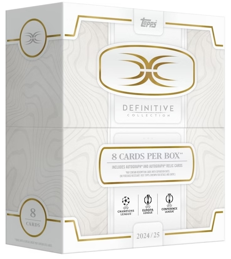 製品情報】2024-25 TOPPS UCC DEFINITIVE SOCCER HOBBY