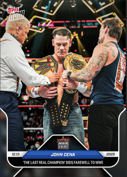 コラム】ジョン・シナが引退試合で衝撃のギブアップ！ 敗戦後の感動