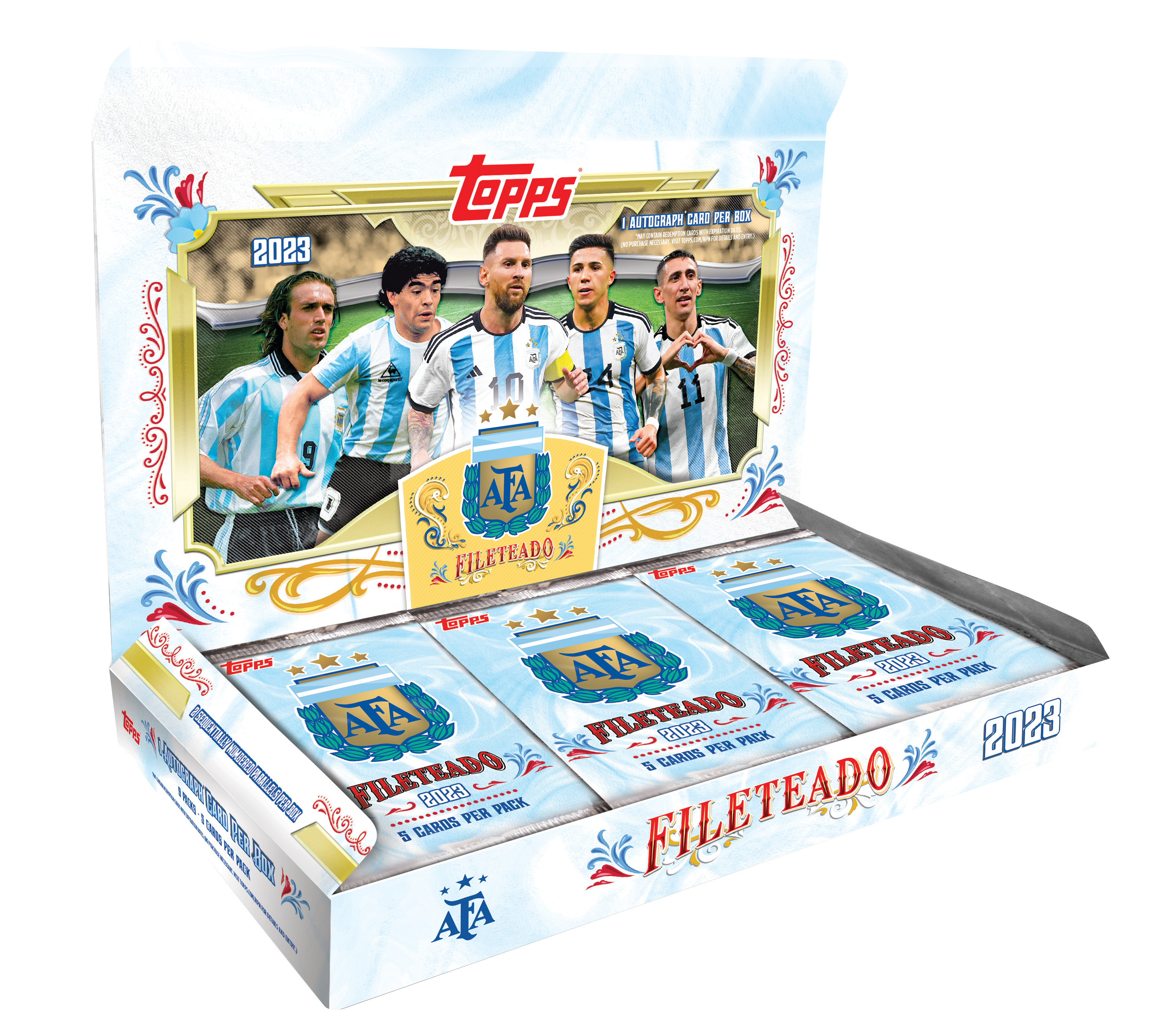 ⚽ 2023 TOPPS TEAM SET ARGENTINA FILETEADO PREMIUM HOBBY【製品情報