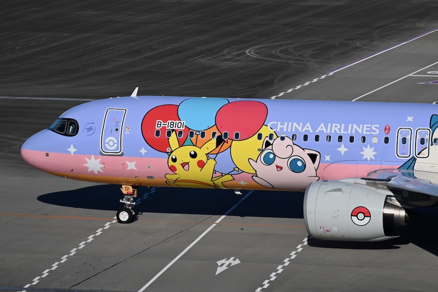チャイナエアライン、「ピカチュウジェットCI」をセントレアへ運航