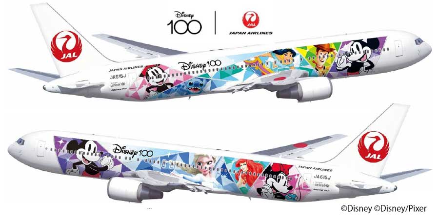 JAL、「JAL DREAM EXPRESS Disney100」を国内線で運航開始 12月6日から