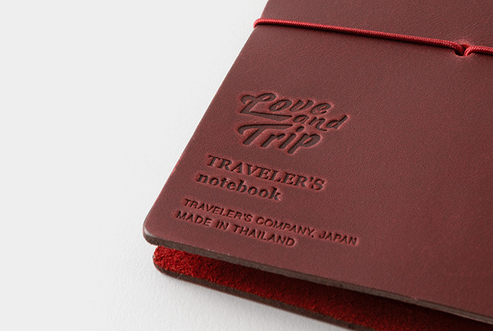 TRAVELER'S notebook Passport Size LOVE AND TRIP Red / レッド