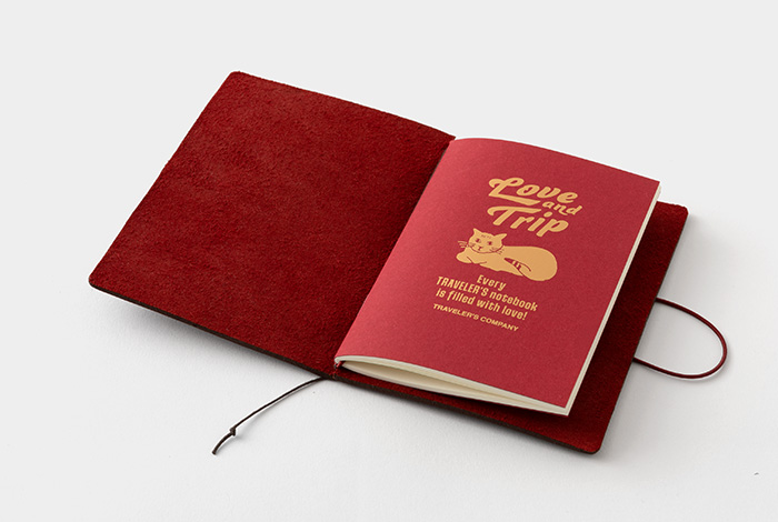 TRAVELER'S notebook Passport Size LOVE AND TRIP Red / レッド