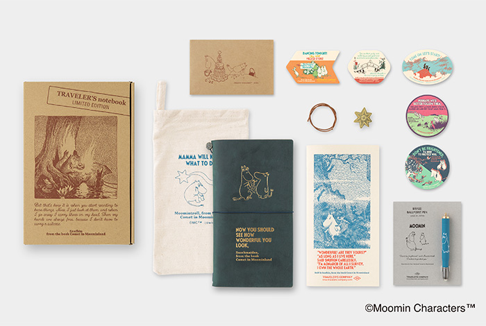 TRAVELER'S notebook Limited Set MOOMIN from the book Comet in