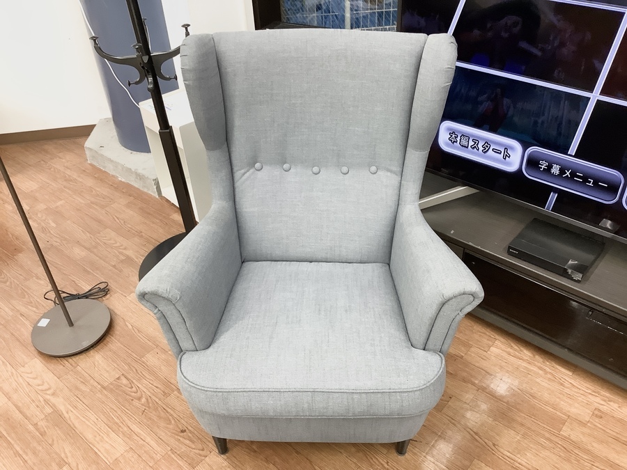 IKEA】1人掛けソファーオットマン付きのご紹介です!!【武蔵村山店