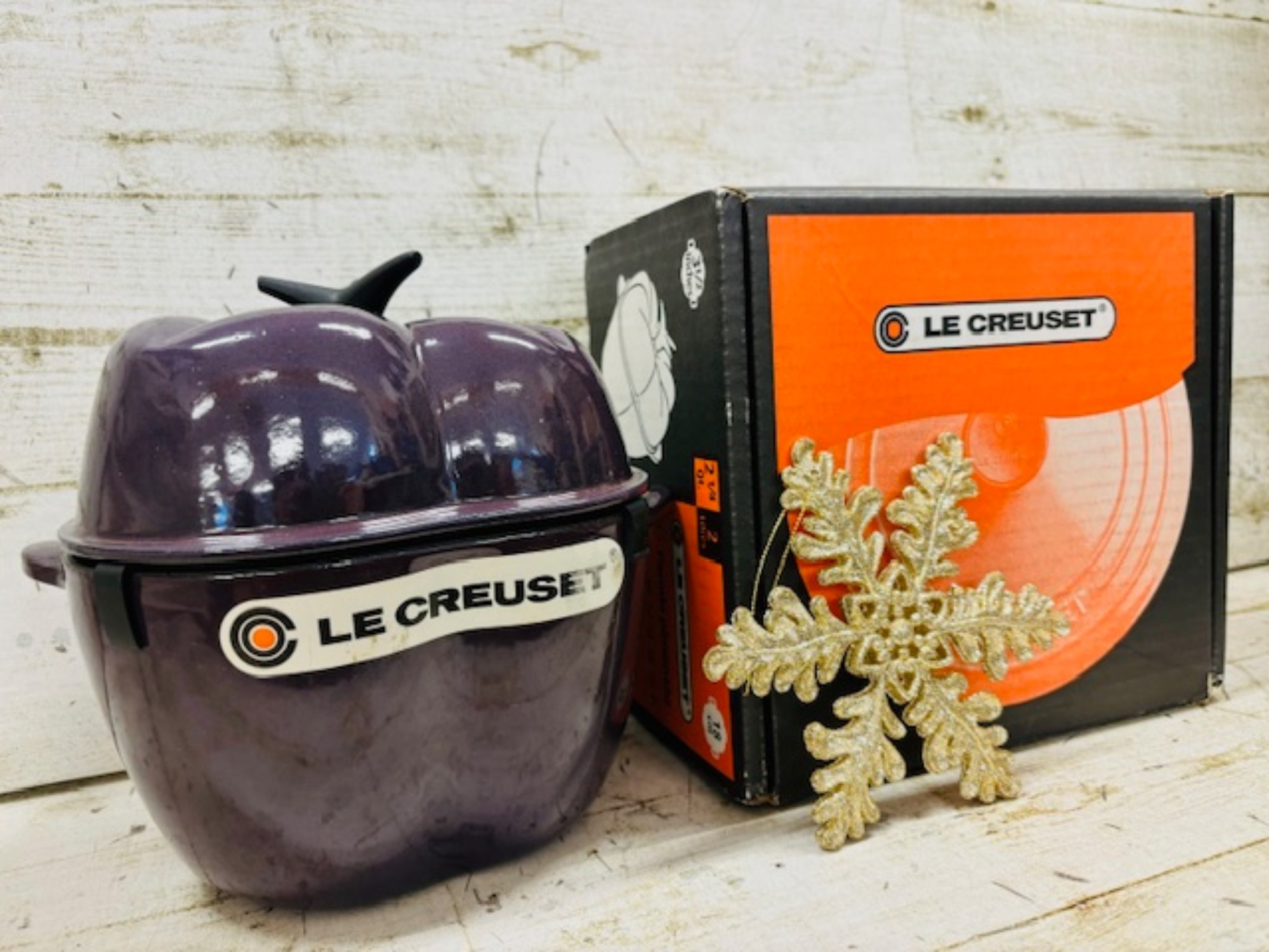 Le Creuset カボチャ型鍋 ナツメグ ルクルーゼ カボチャ型鍋 NEW】秋の