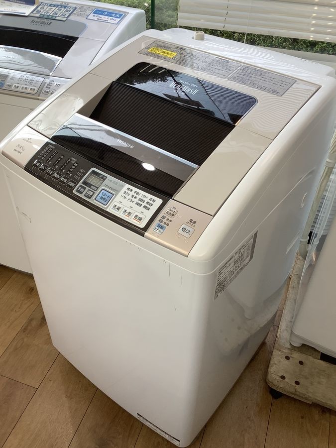 ビートウォッシュ！2012年製 HITACHI＜ヒタチ＞8.0Kg縦型洗濯乾燥機の