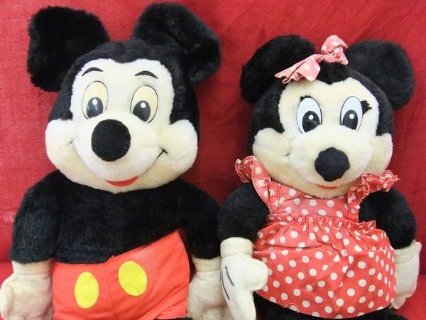 ミッキーマウス ぬいぐるみ パジャマ入れ 昭和 オールドディズニー