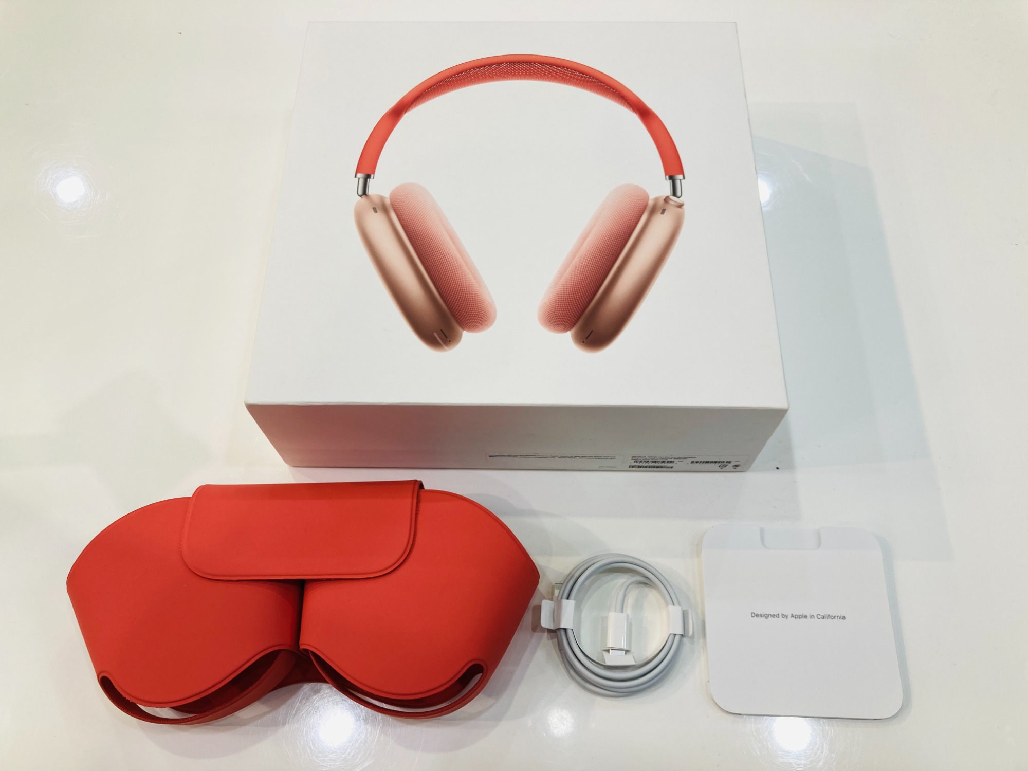 Apple AirPods Max(エアーポッズ マックス) Pink with Red Headband