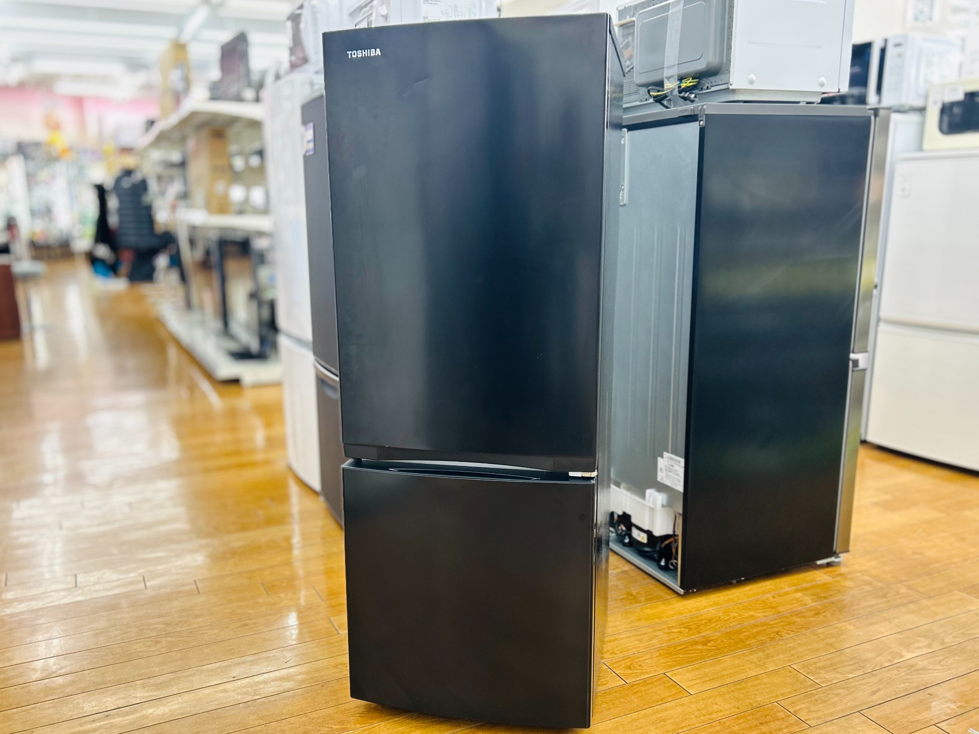 ♪送料込！設置対応◎美品 東芝 2024年製 冷蔵庫 GR-V15BS(K) 東芝 GR