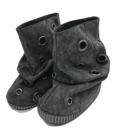 中古・古着通販】YELLO (イエロ) MERCURIO SHORT BOOTS ブラック