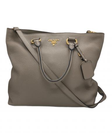 中古・古着通販】PRADA (プラダ) 2WAYバッグ ベージュ｜ブランド・古着