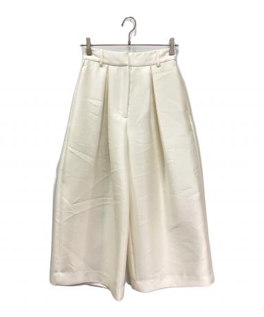 中古・古着通販】Heve (ヘイヴ) シアーサテンガウチョパンツ バニラ