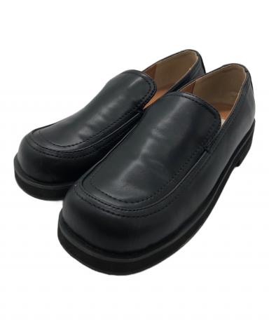 中古・古着通販】anuke (アンヌーク) Ecoleather Loafers ブラック