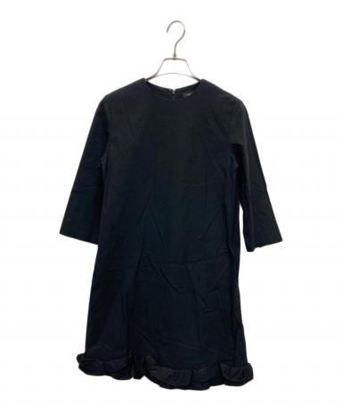 中古・古着通販】YOKO CHAN (ヨーコチャン) 裾フリル7分袖ワンピース