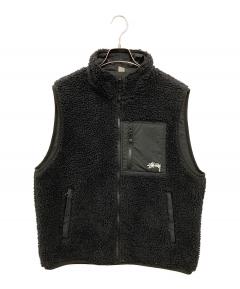 中古・古着通販】stussy (ステューシー) STRIPED SHERPA VEST