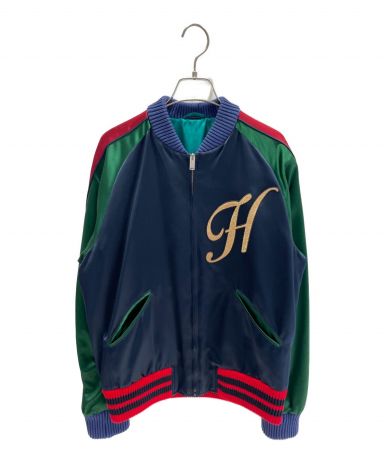 中古・古着通販】GUCCI (グッチ) タイガースカジャン ネイビー サイズ