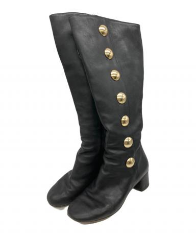 中古・古着通販】Chloe (クロエ) ロングブーツ ブラック サイズ:37