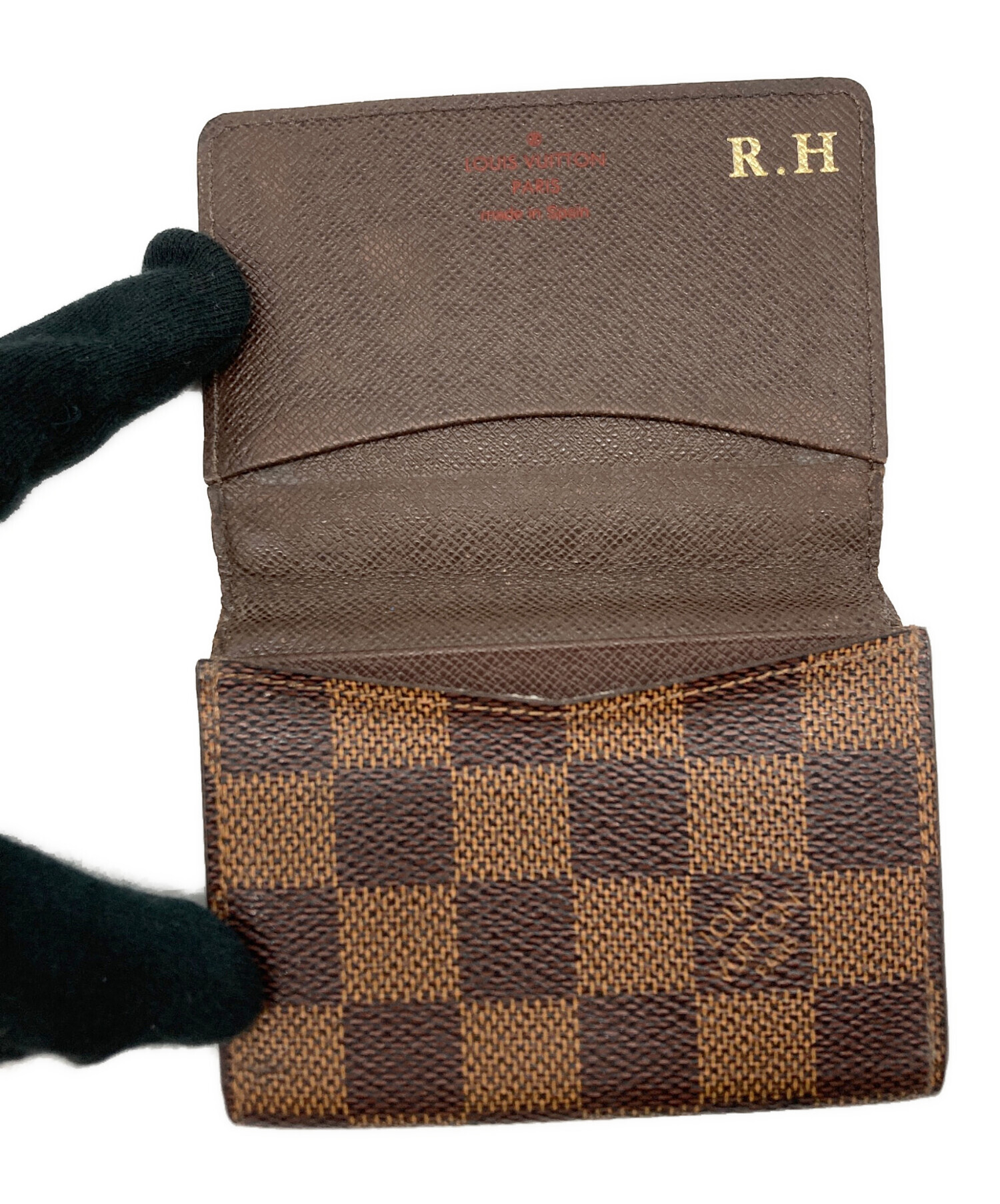 やまにゃん】LOUIS VUITTON ダミエ 名刺入れ ルイヴィトン ダミエ名刺入れ