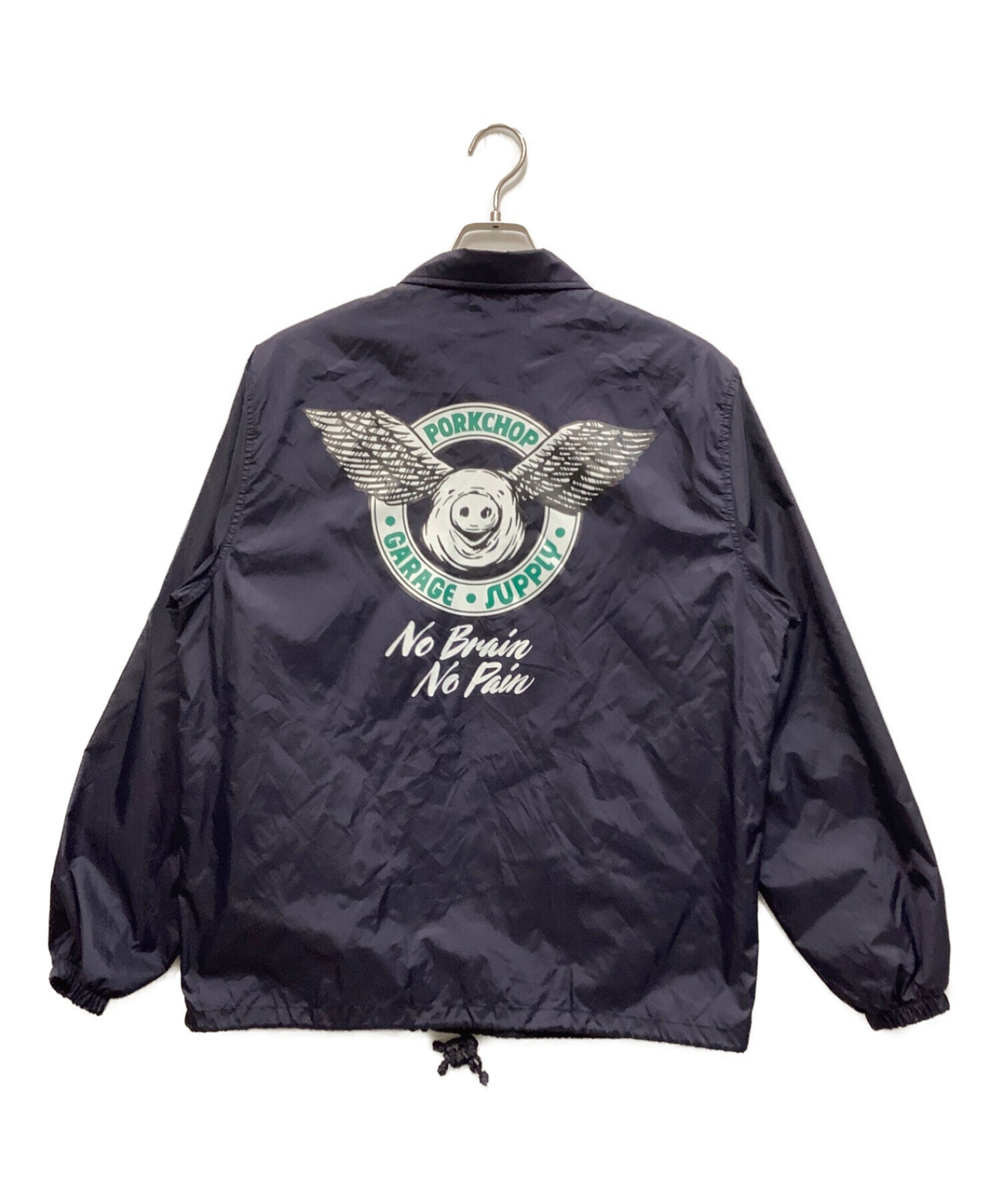 PORKCHOP ポークチョップ コーチジャケット ネイビー S