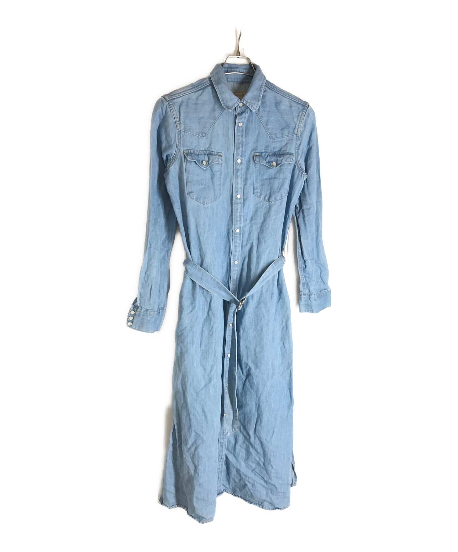 デニムワンピースロングデニムシャツ：POLO RALPH LAUREN