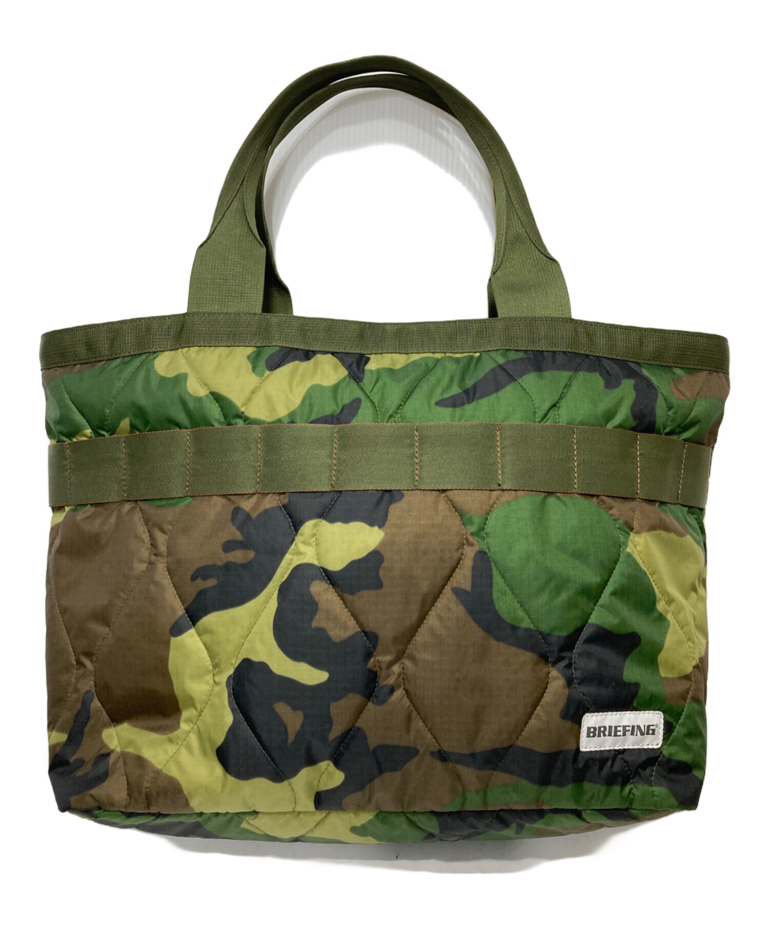 か*け様 BRIEFING 迷彩柄 ラウンドバッグ か*け様 BRIEFING 迷彩柄