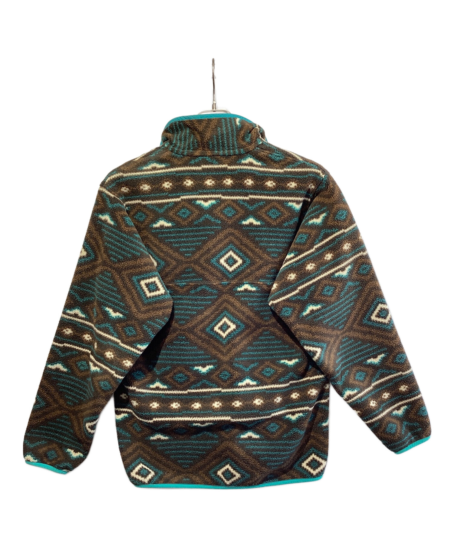 再）Patagonia シンチラスナップT 09年ブラウンxグリーン（カーキ