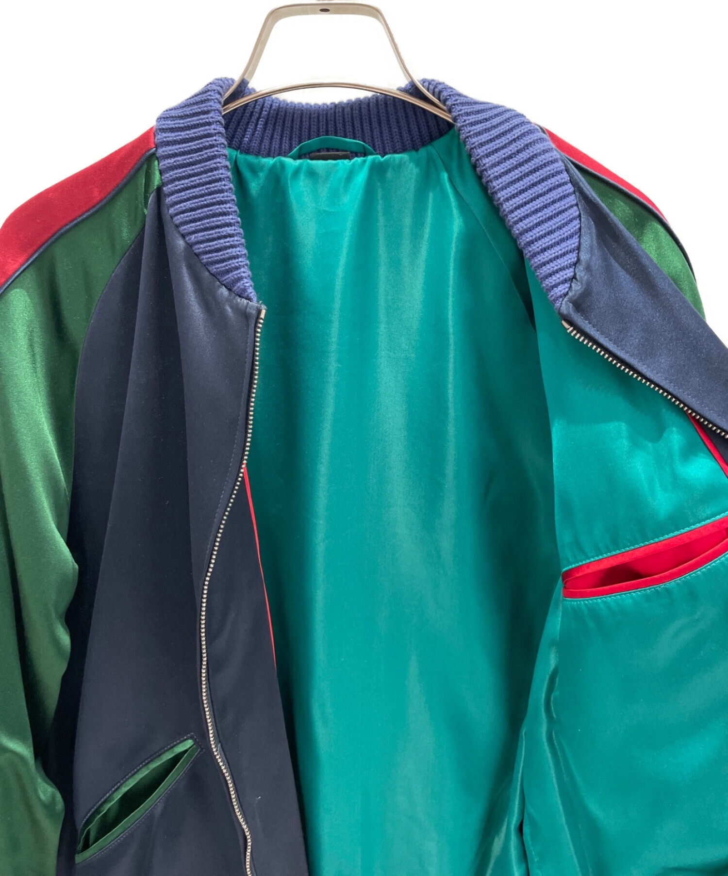 中古・古着通販】GUCCI (グッチ) タイガースカジャン ネイビー サイズ