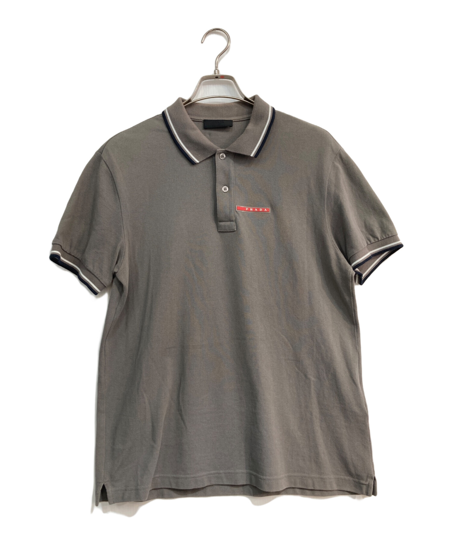 中古・古着通販】PRADA (プラダ) ポロシャツ SJJ887 R122 322 グレー