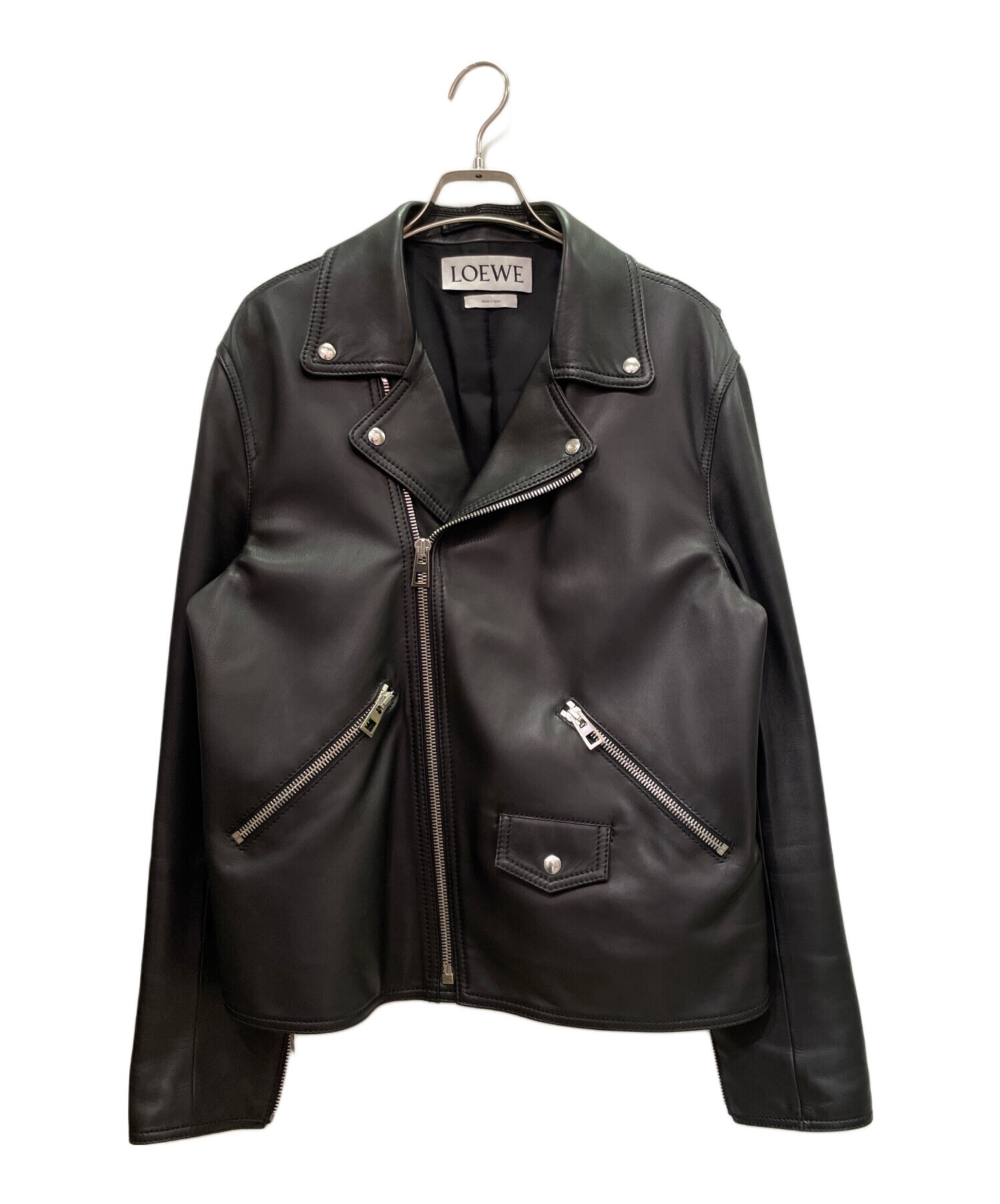 中古・古着通販】LOEWE (ロエベ) ダブル ライダースジャケット