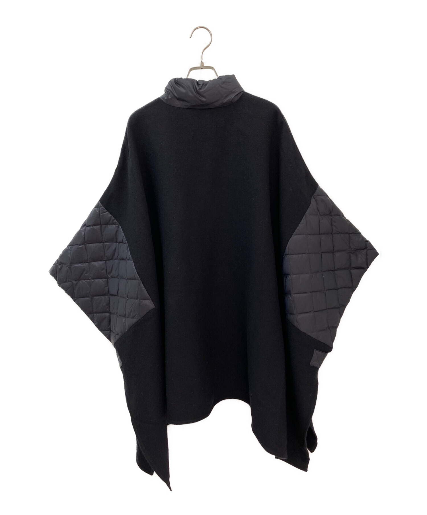 中古・古着通販】MONCLER (モンクレール) ポンチョコート ブラック