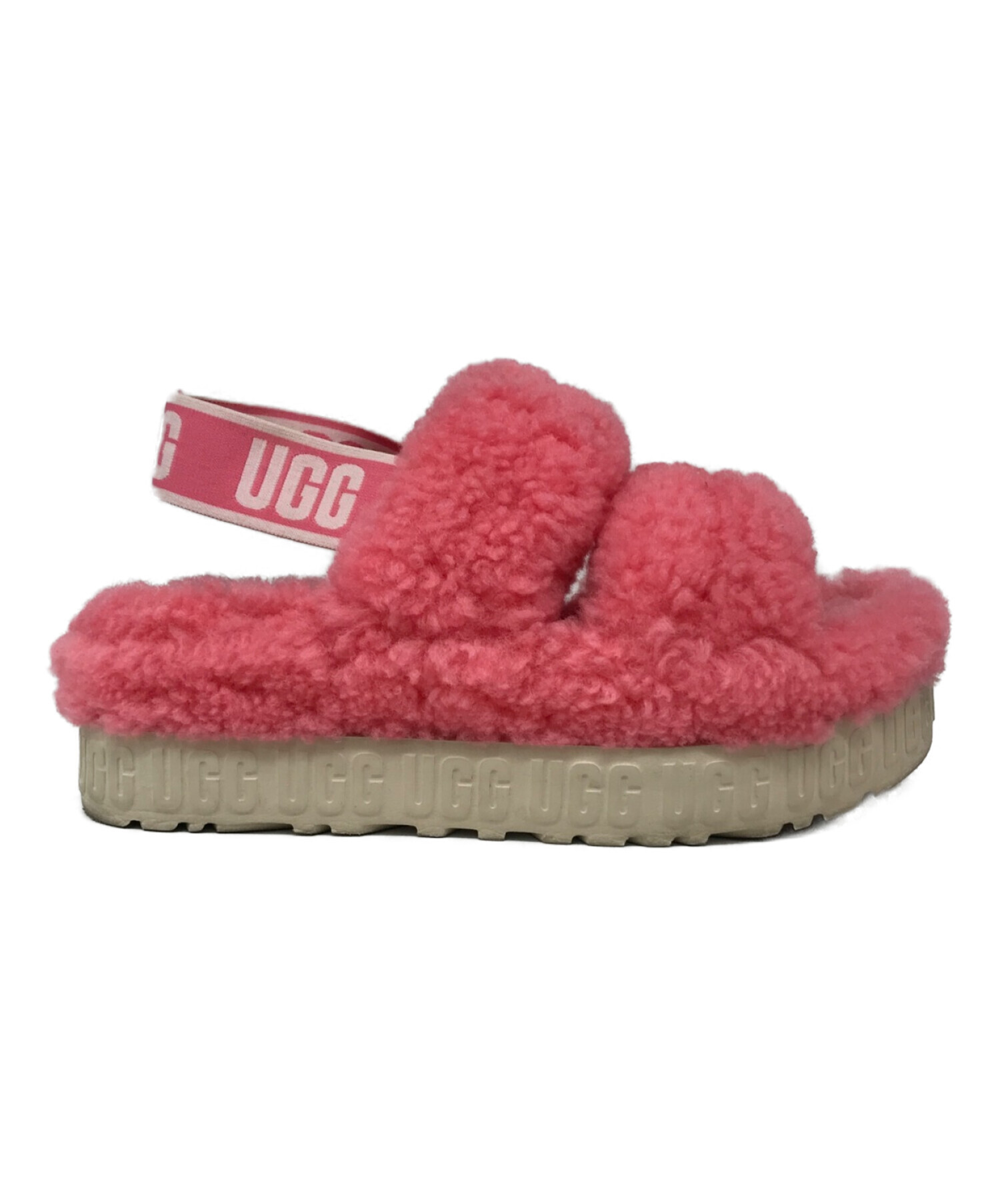 中古・古着通販】UGG (アグ) 厚底ボアサンダル/OH FLUFFITA(オー
