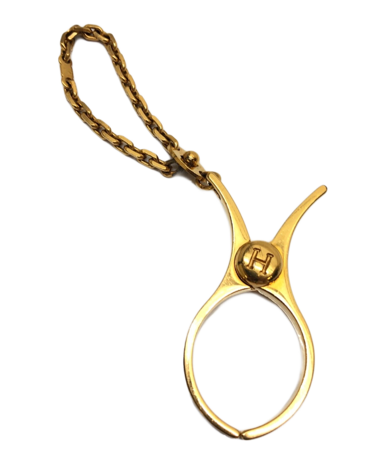 中古・古着通販】HERMES (エルメス) グローブホルダー ゴールド