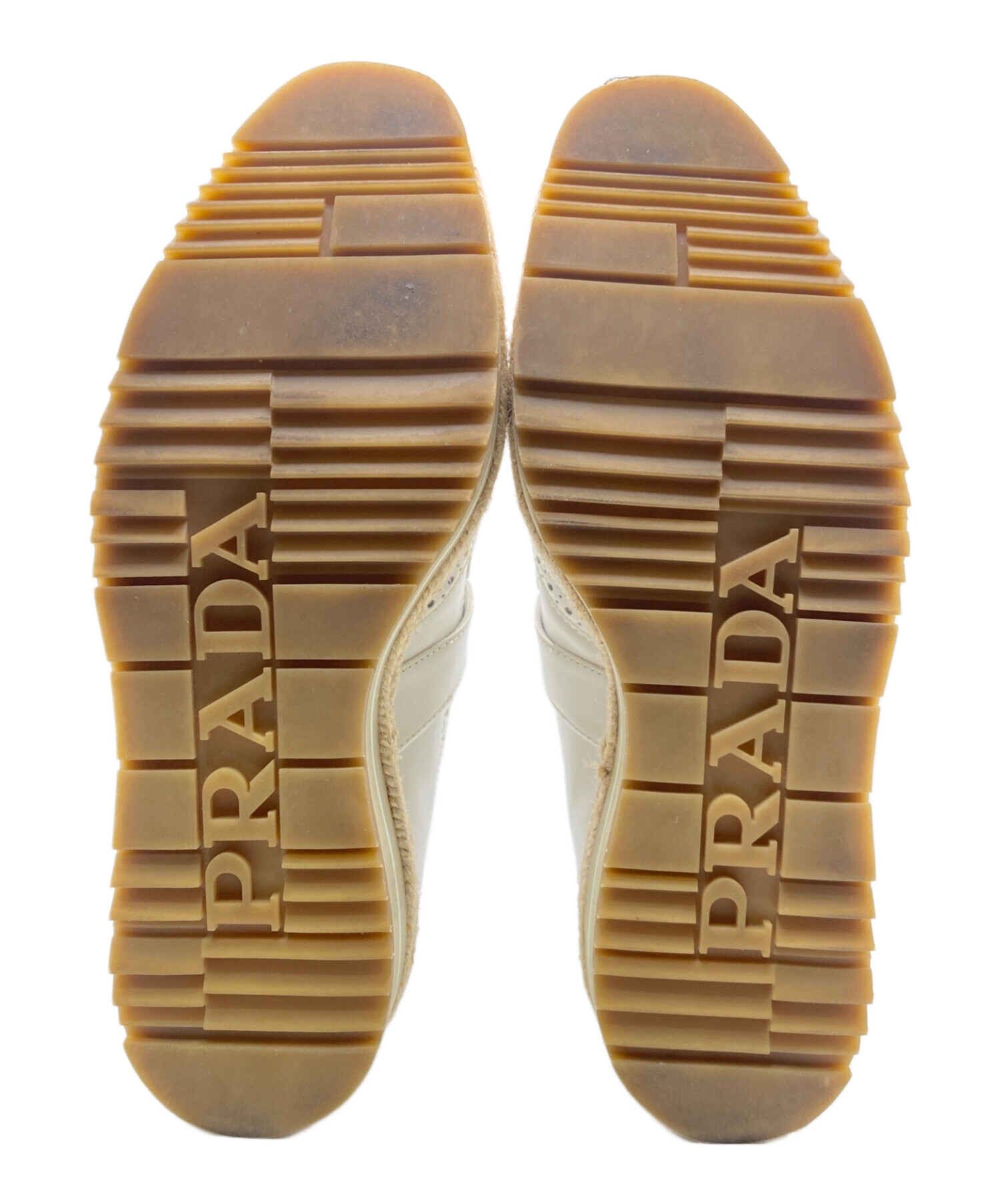 中古・古着通販】PRADA (プラダ) メダリオンエスパドリーユシューズ