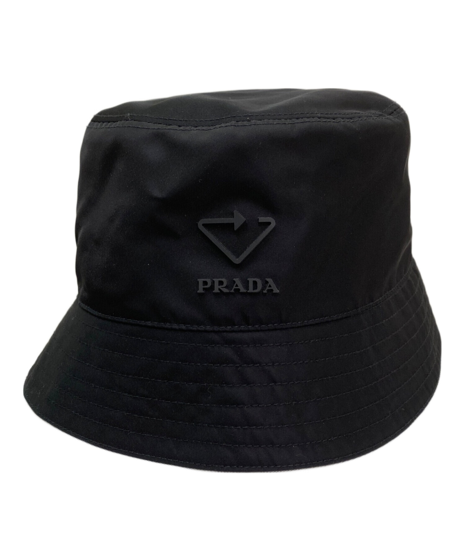 中古・古着通販】PRADA (プラダ) バケットハット ブラック サイズ:S