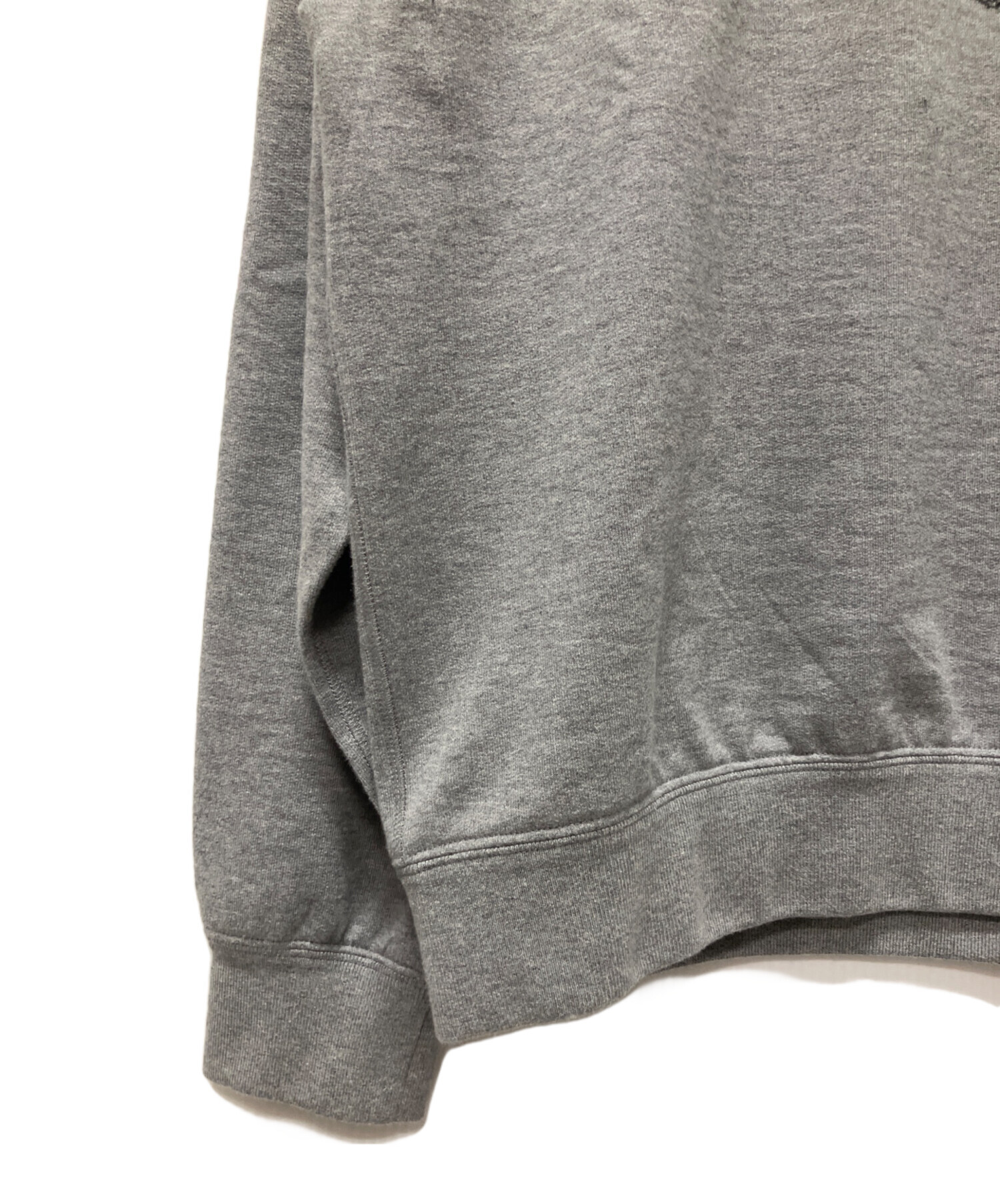 中古・古着通販】PRADA (プラダ) ロゴスウェット グレー サイズ:L