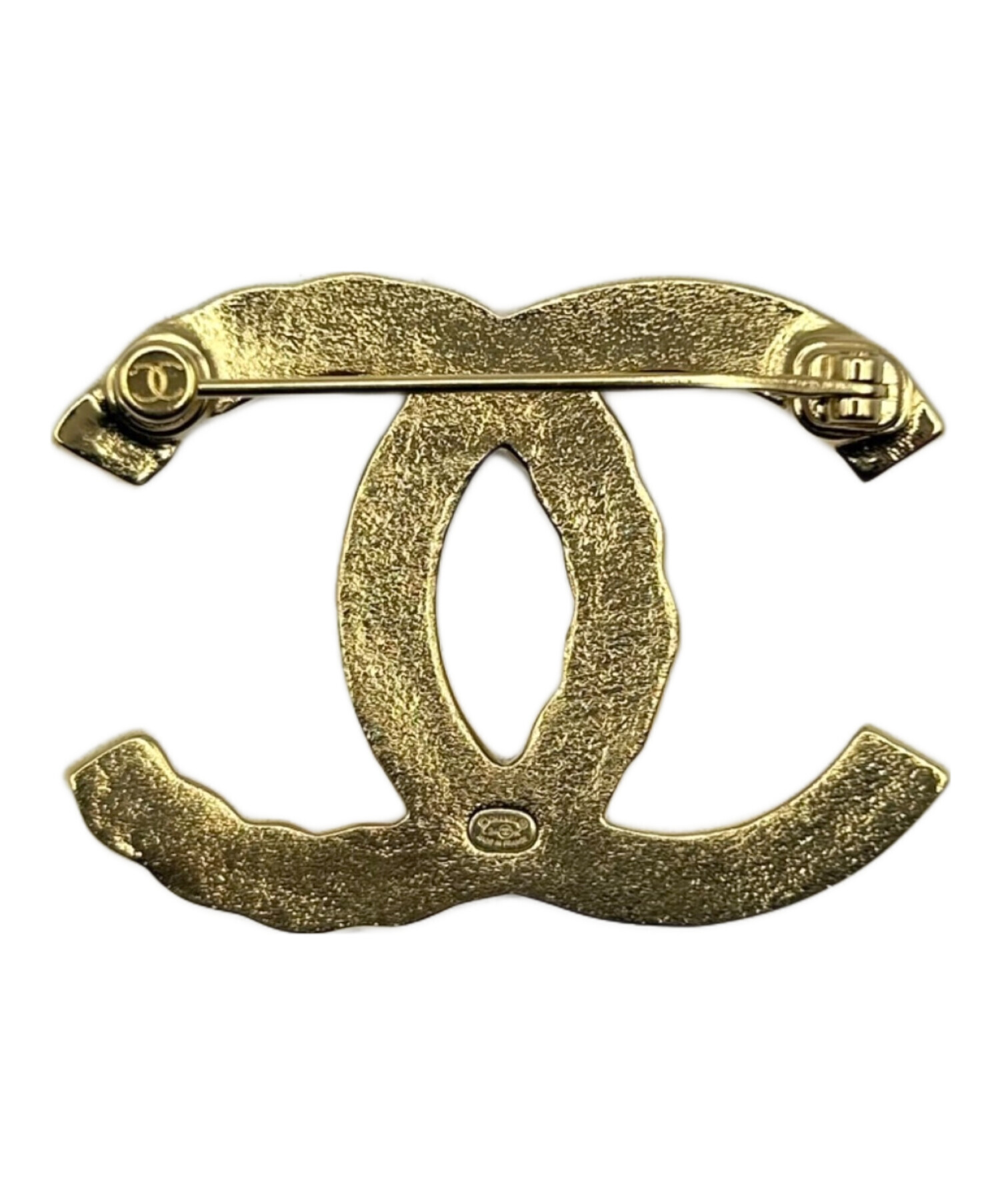 中古・古着通販】CHANEL (シャネル) ココマーク ブローチ ゴールド