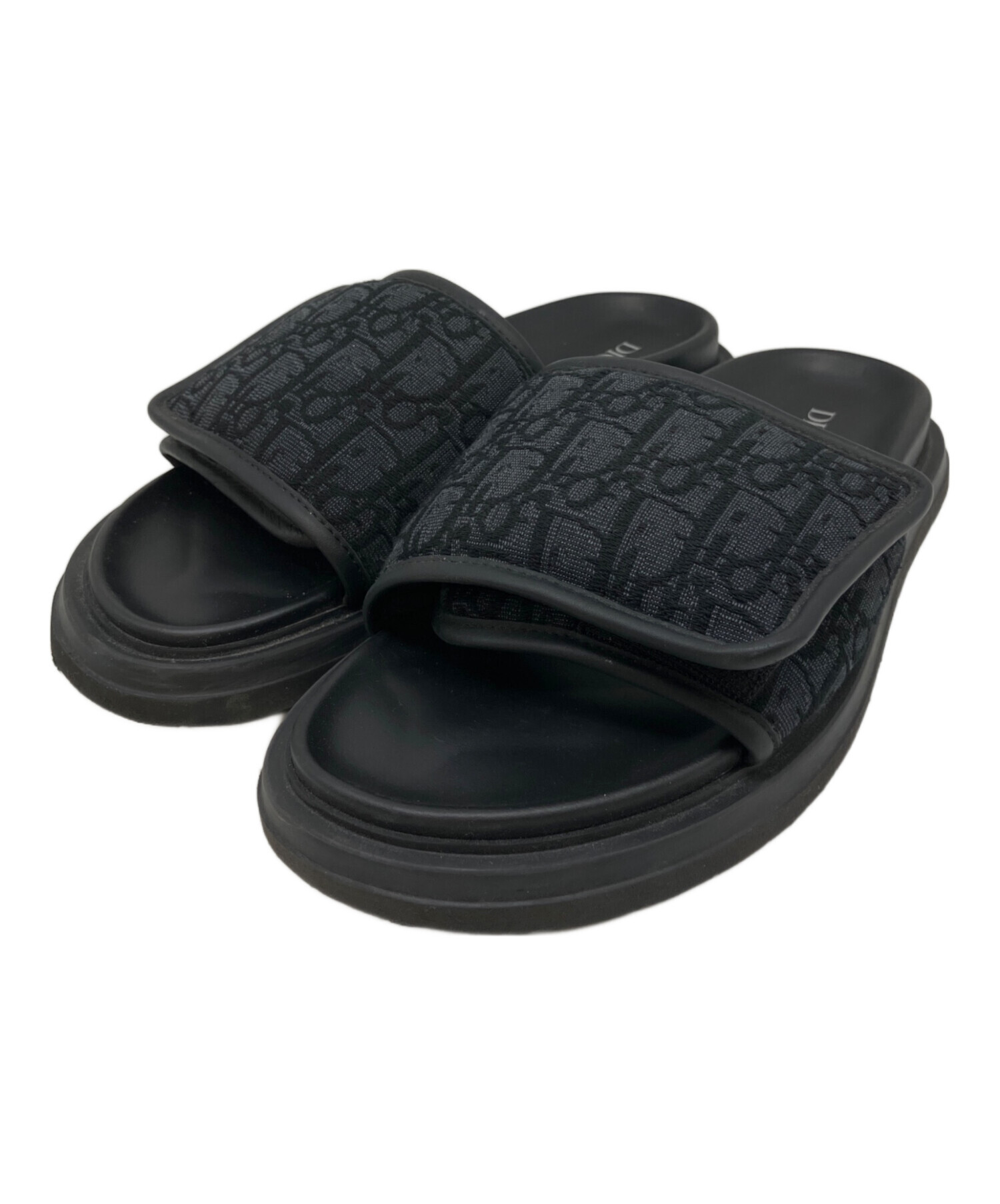 新品未使用 CHRISTIAN DIOR スライドサンダル ネイビー サイズ36