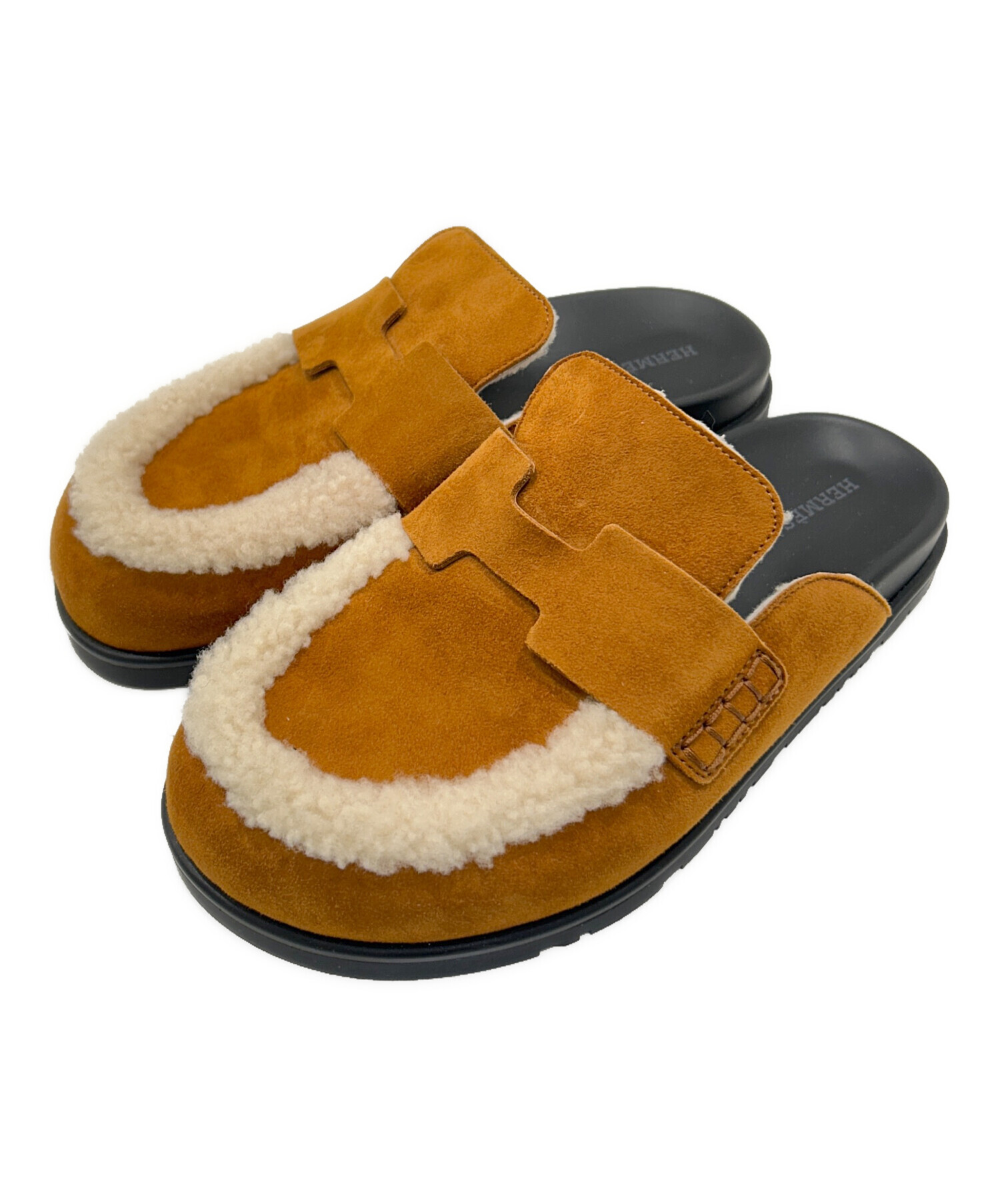 中古・古着通販】HERMES (エルメス) ゴー ミュール ブラウン サイズ:37