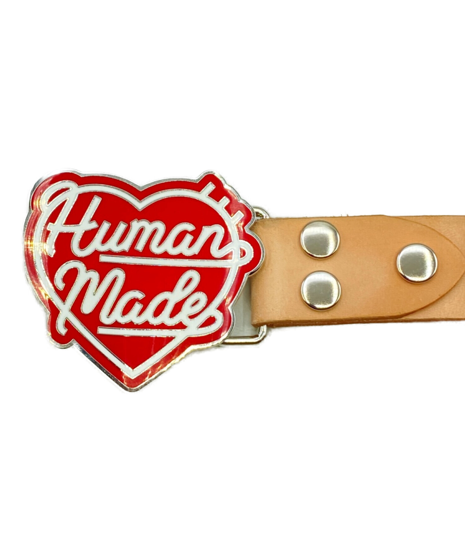 中古・古着通販】HUMAN MADE (ヒューマンメイド) HEART LEATHER BELT