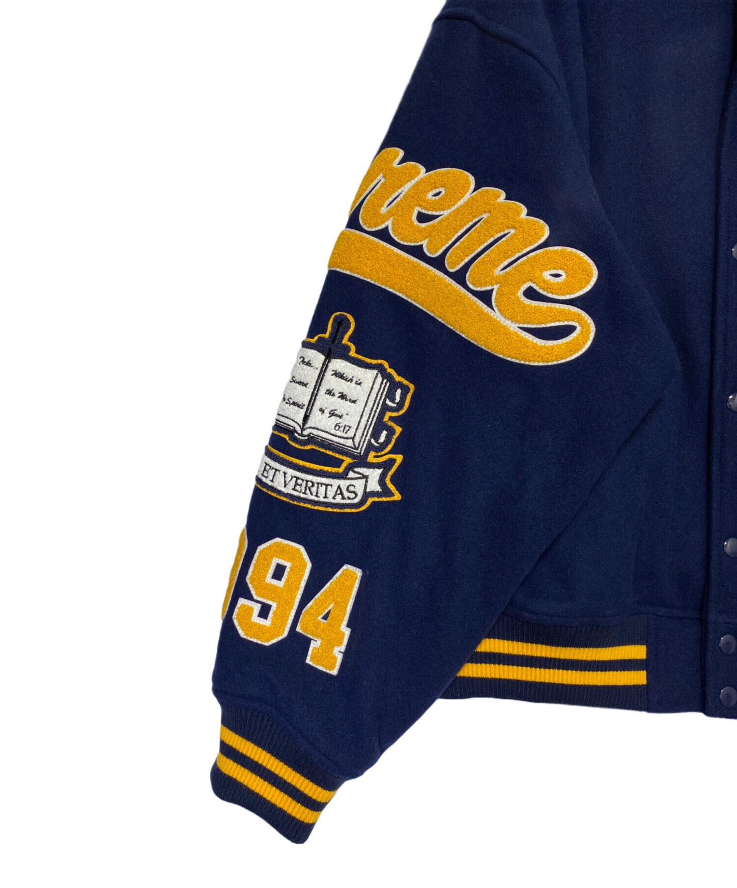 中古・古着通販】SUPREME (シュプリーム) Veritas Varsity Jacket