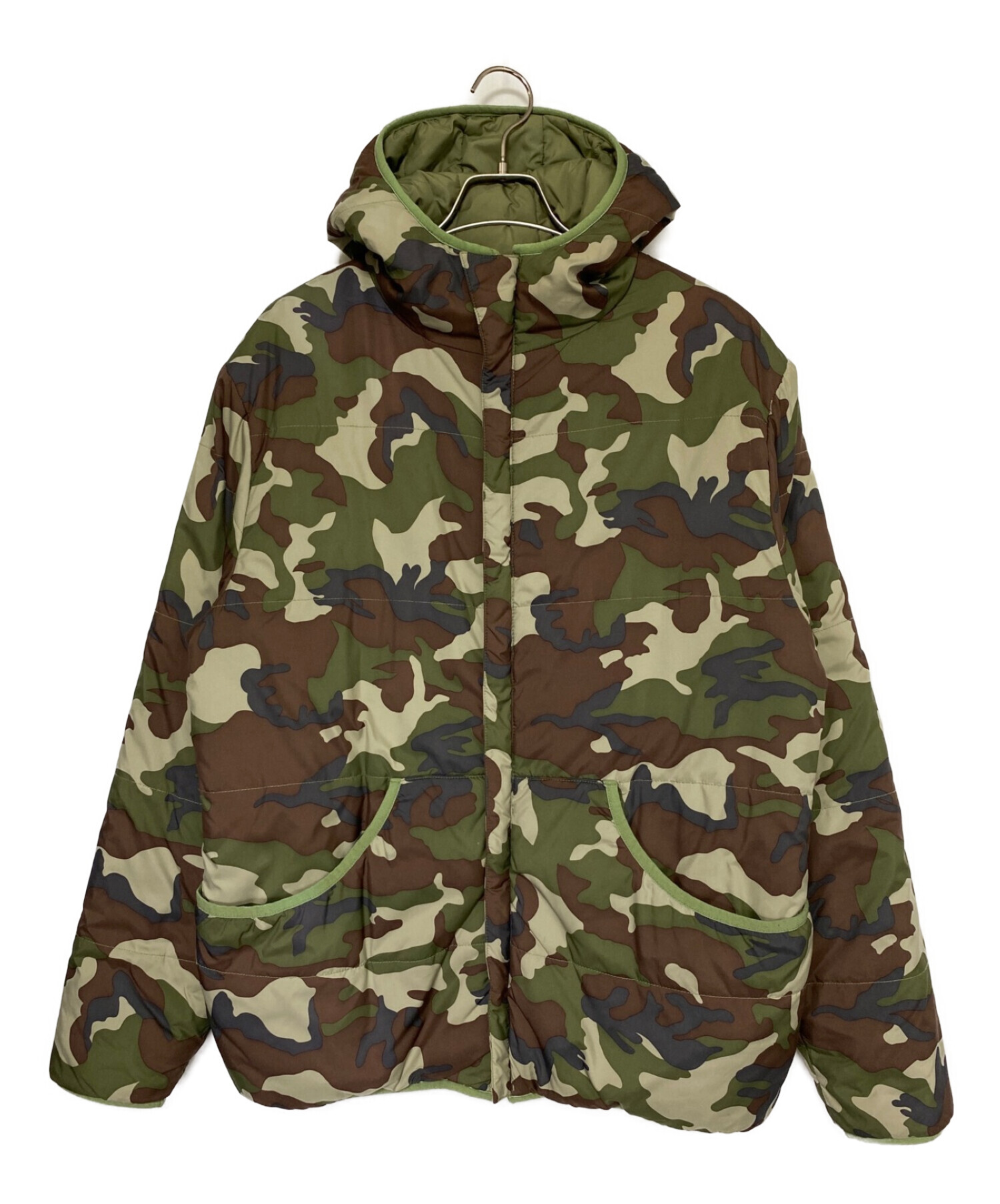 中古・古着通販】stussy (ステューシー) カモ柄ダウンジャケット