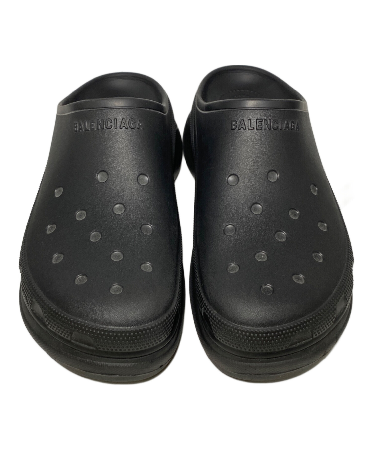 中古・古着通販】BALENCIAGA (バレンシアガ) CROCS ミュール ブラック