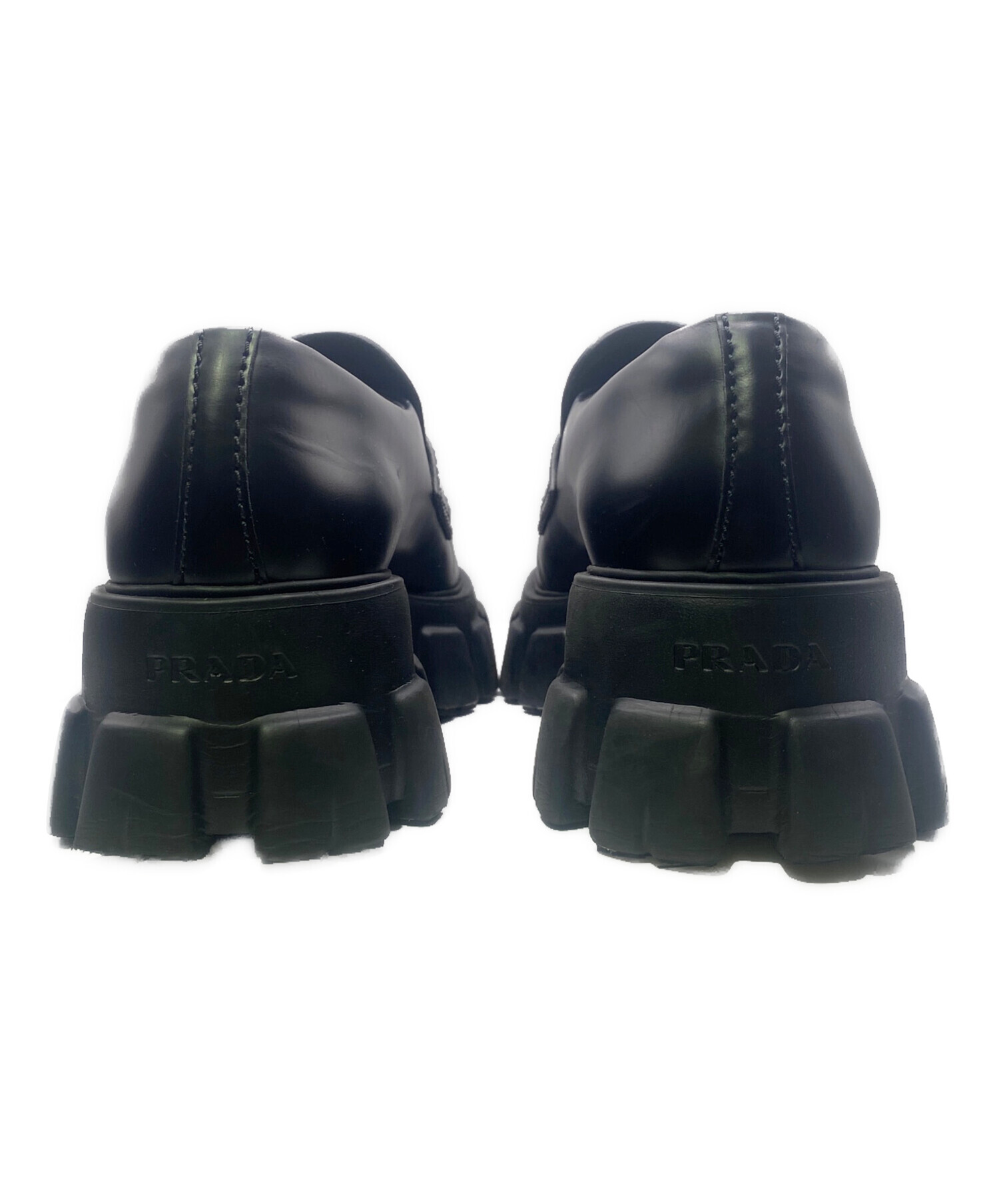 中古・古着通販】PRADA (プラダ) モノリス ブラッシュドレザー