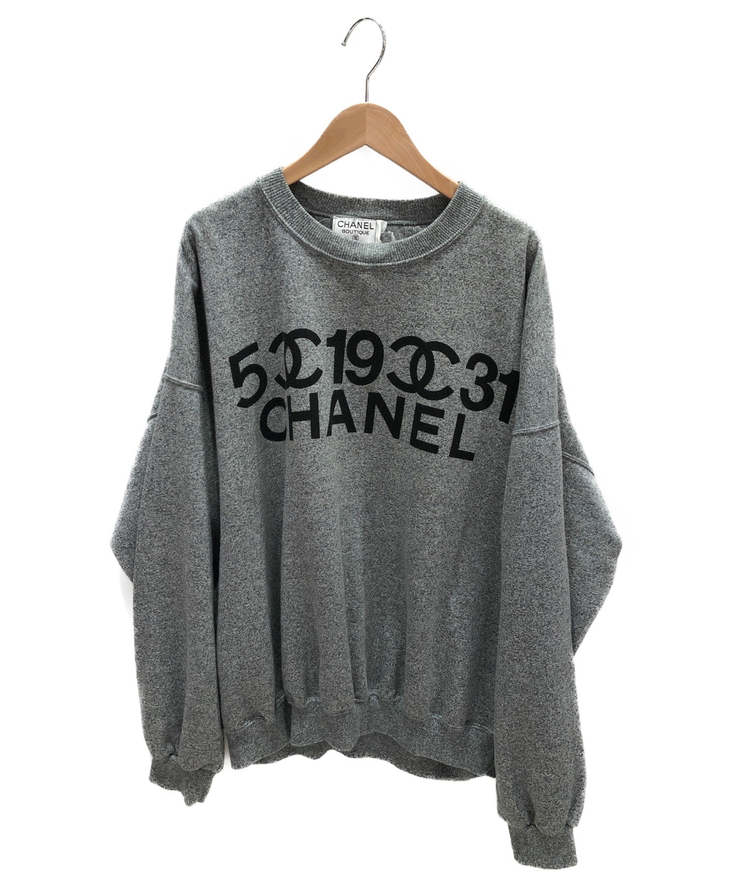 中古・古着通販】CHANEL (シャネル) ヴィンテージロゴスウェット