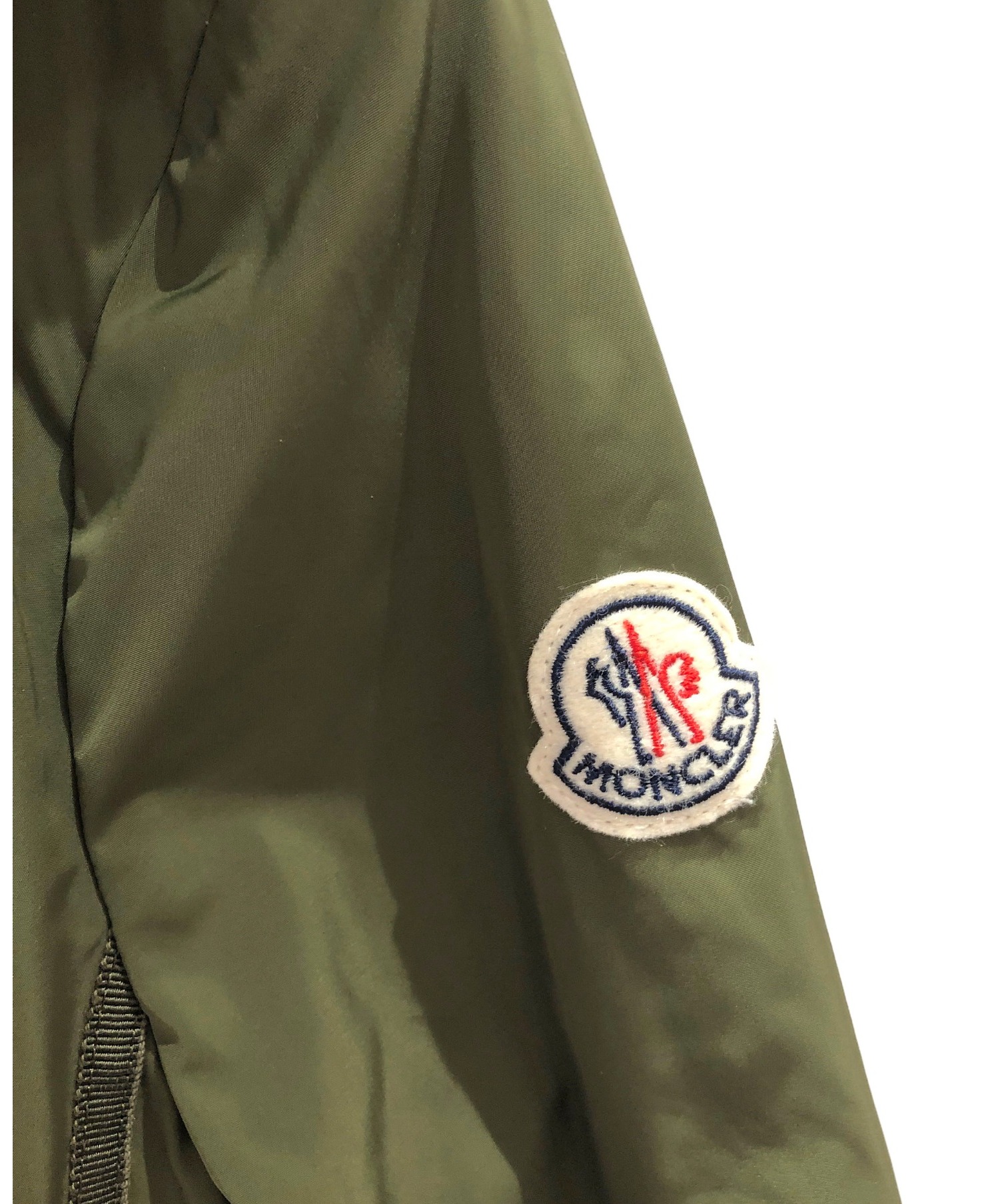 中古・古着通販】MONCLER (モンクレール) ナイロンコート カーキ