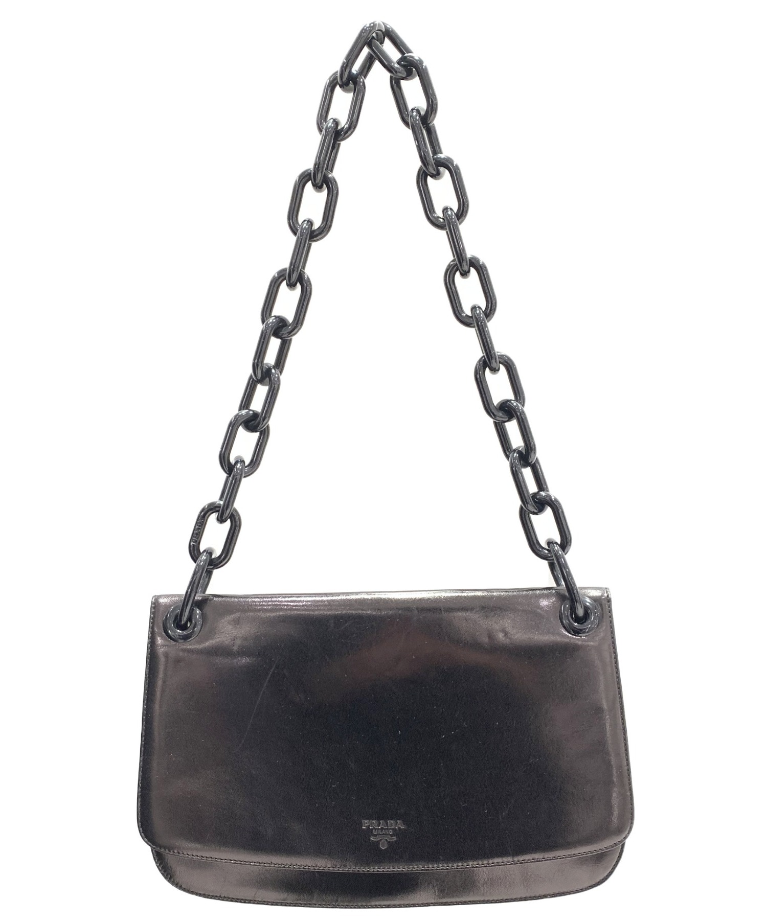 中古・古着通販】PRADA (プラダ) プラスチックチェーンショルダー