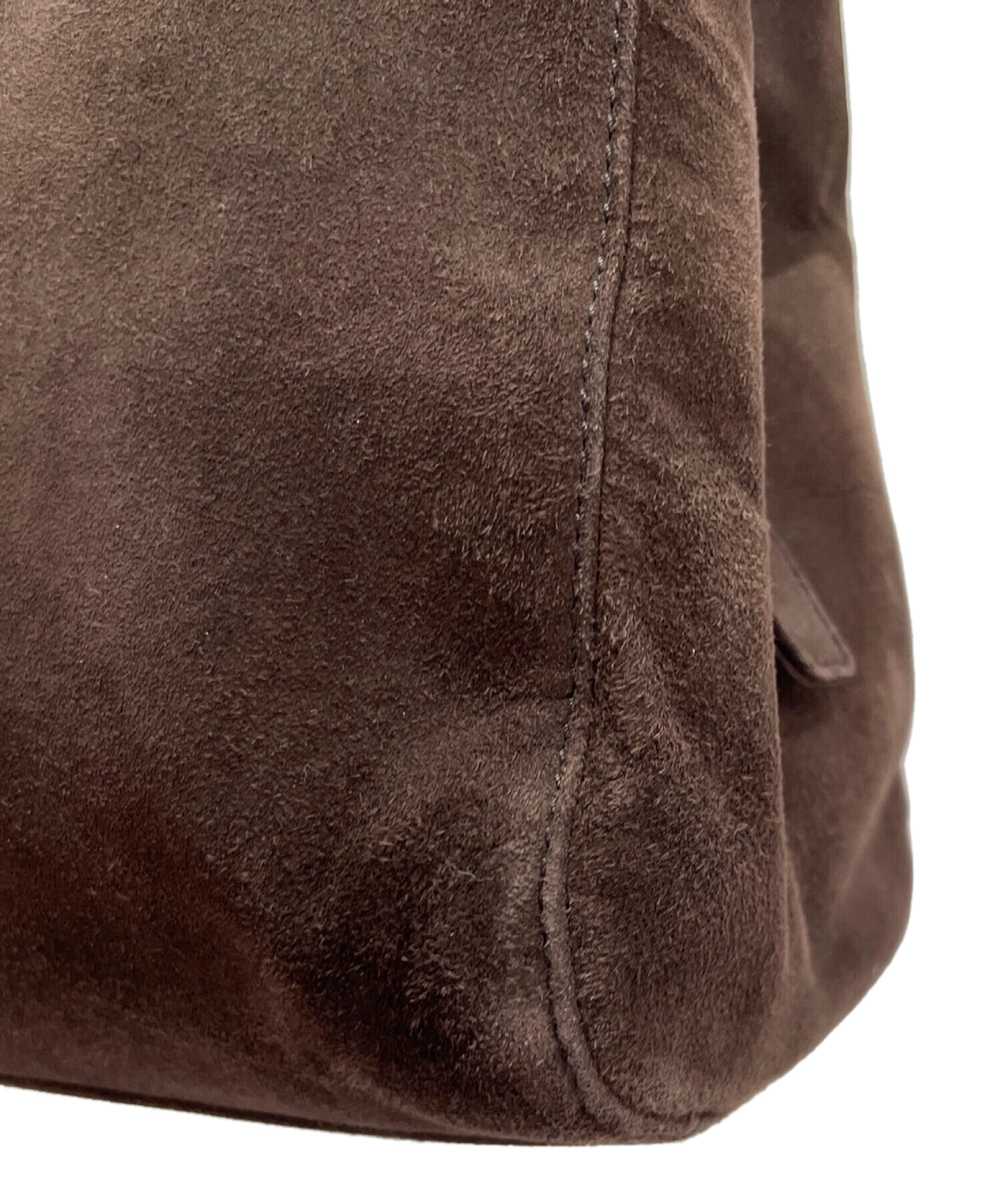 中古・古着通販】PRADA (プラダ) スウェードチェーンショルダーバッグ