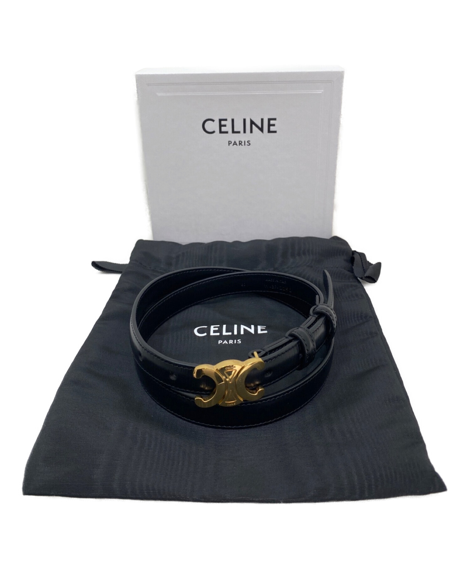 中古・古着通販】CELINE (セリーヌ) トリオンフベルト サイズ:80
